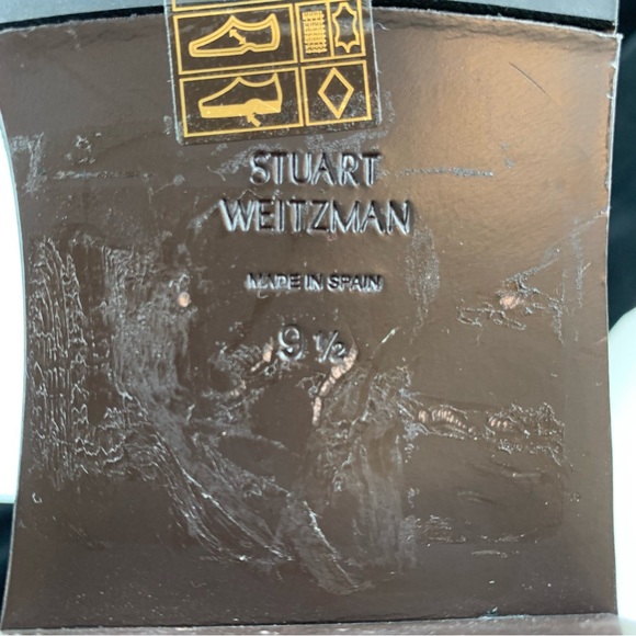 Stuart Weitzman Over The Knee Boots Suede Leather Low Block Heel Lug Sole 9.5 B - Picture 8 of 11